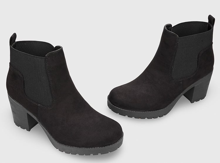 BOTINES MUJER INDEX NEGRO IZONA