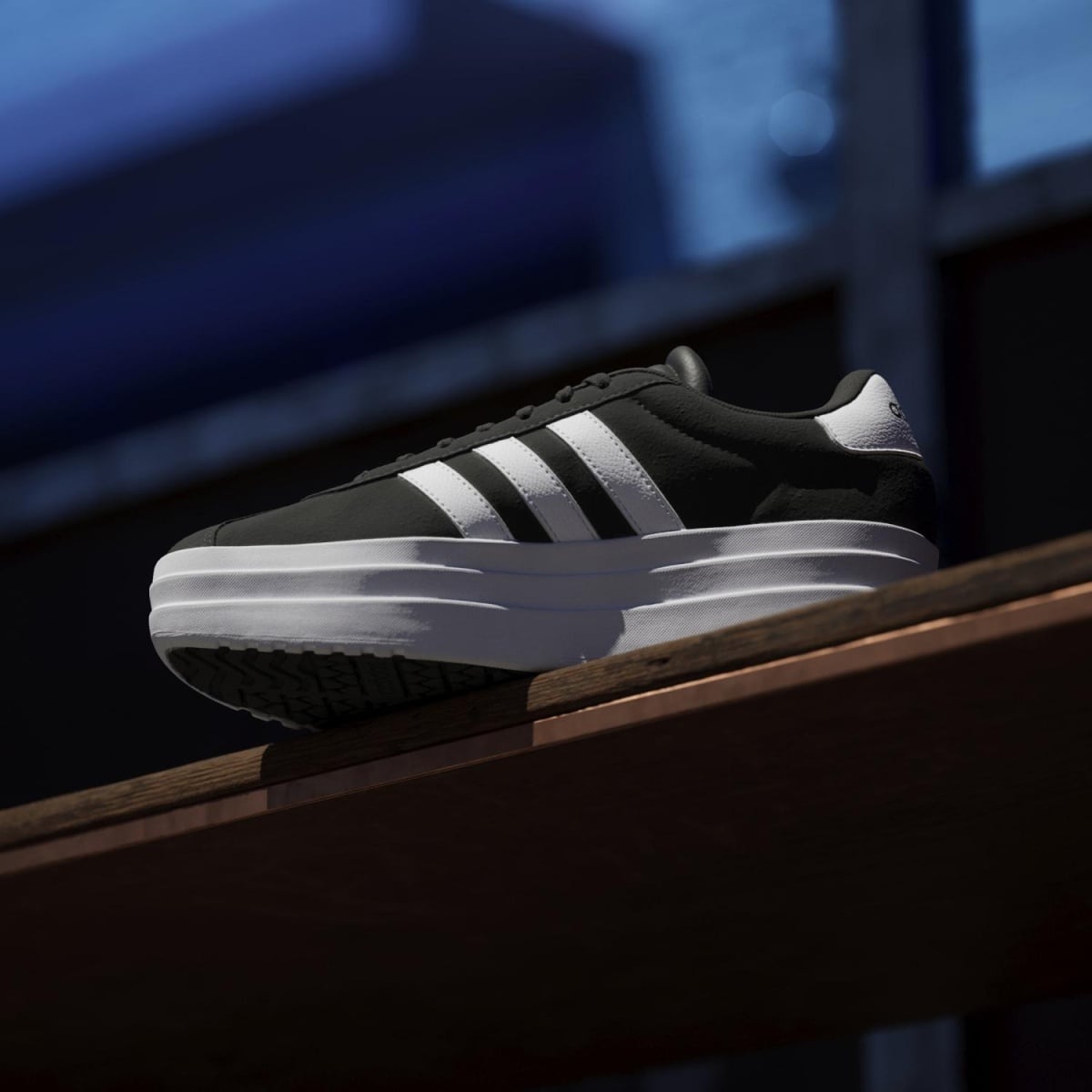 ZAPATILLAS MUJER ADIDAS URBANAS NEGRO VL COURT BOLD - 4