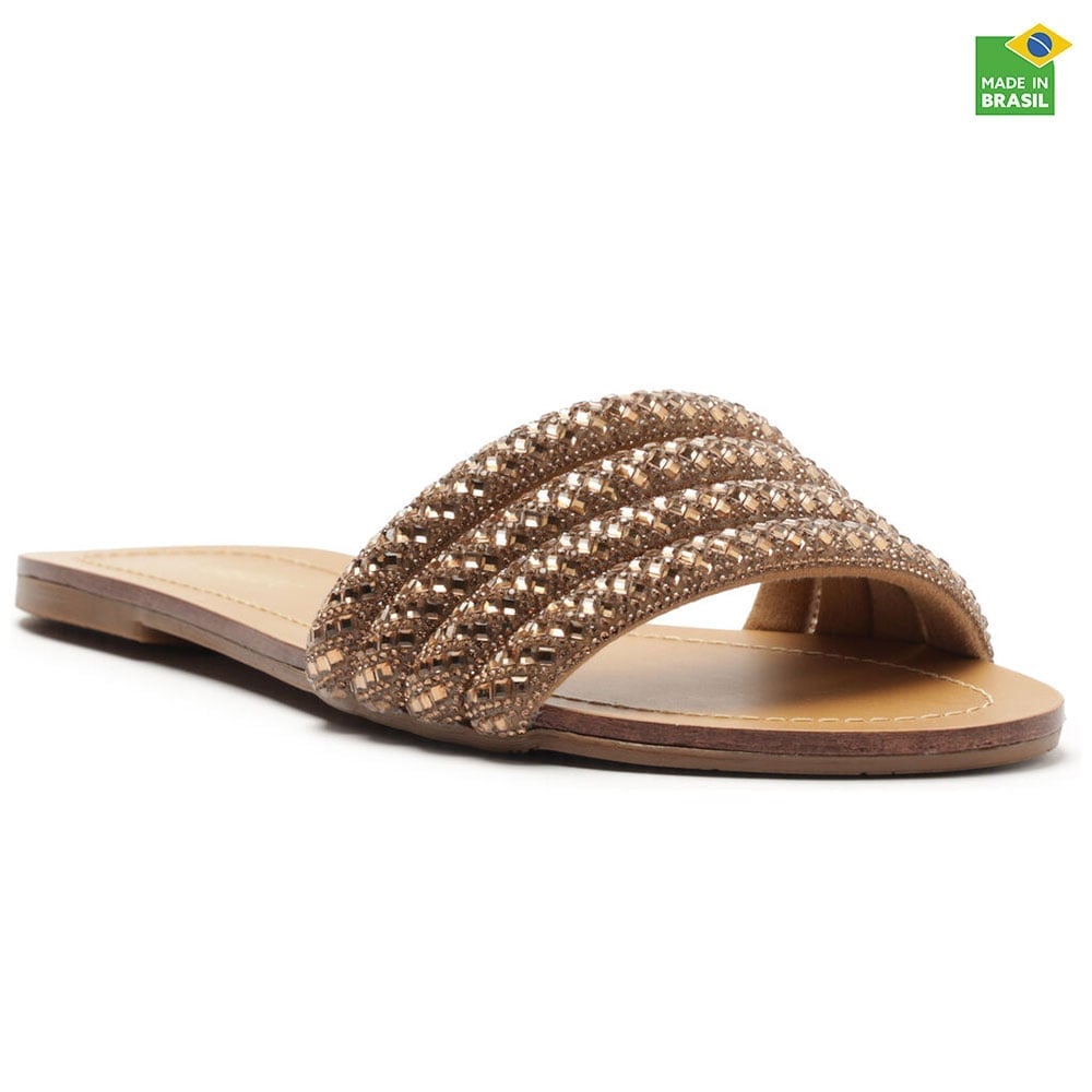 SANDALIAS MUJER AREZZO CARAMELO - 1