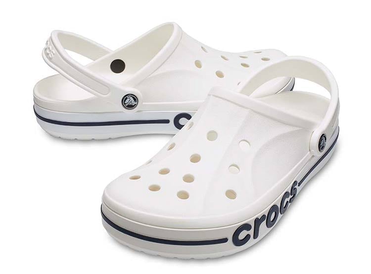 ZUECOS MUJER CROCS BLANCO BAYABAND CLOG - 2