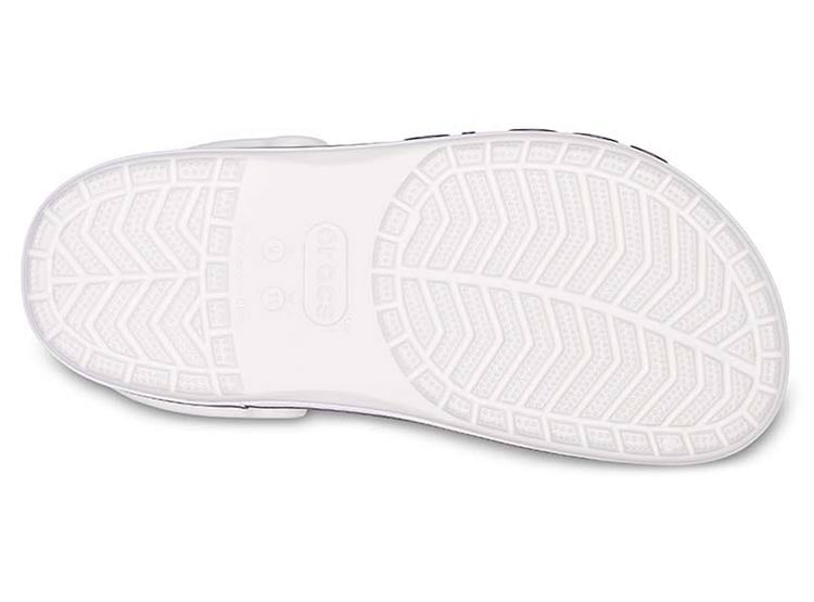 ZUECOS MUJER CROCS BLANCO BAYABAND CLOG - 5