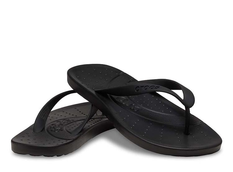 SANDALIAS MUJER CROCS NEGRO - 2