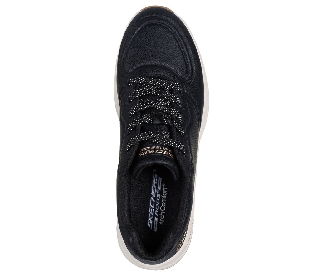ZAPATILLAS MUJER SKECHERS URBANAS NEGRO BOBS ARCH COMFORT - 4