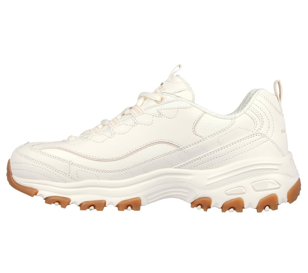 ZAPATILLAS MUJER SKECHERS CREMA D LITES - 3