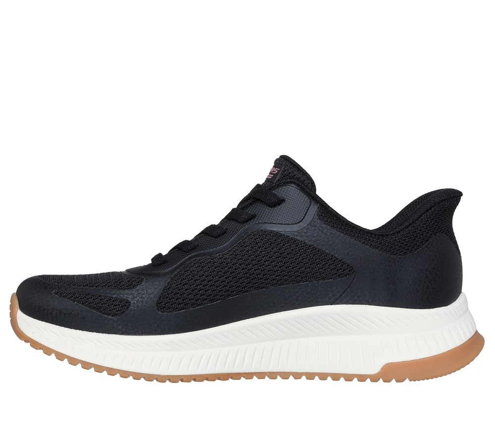 ZAPATILLAS MUJER SKECHERS NEGRO BOBS SQUAD 4 SLIP INS - 3