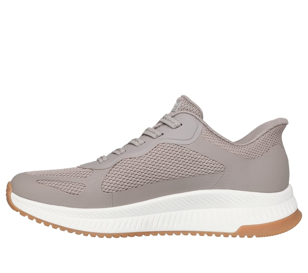 ZAPATILLAS MUJER SKECHERS GRIS BOBS SQUAD 4 SLIP INS - 3