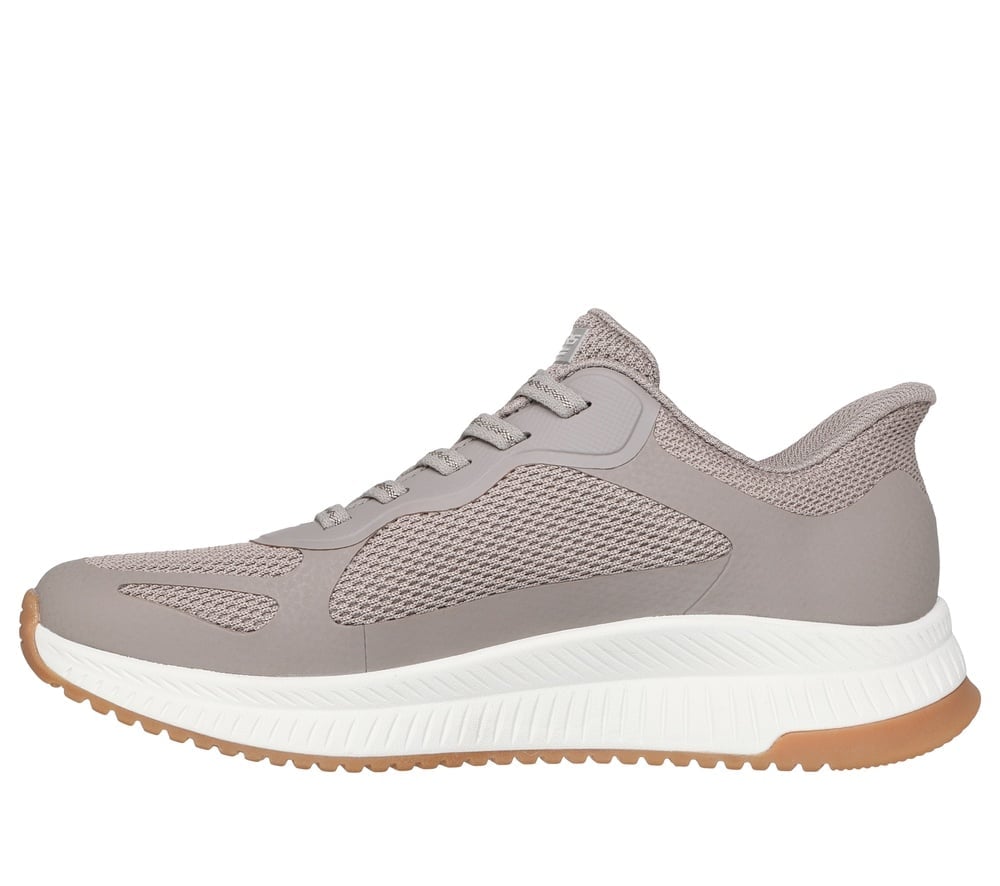 ZAPATILLAS MUJER SKECHERS GRIS BOBS SQUAD 4 SLIP INS - 3