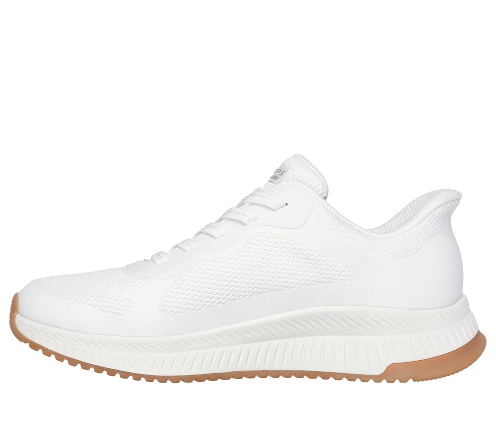 ZAPATILLAS MUJER SKECHERS BLANCO BOBS SQUAD 4 SLIP INS - 2