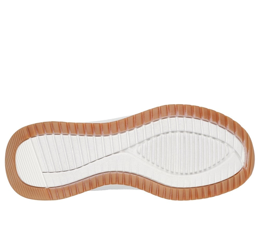 ZAPATILLAS MUJER SKECHERS BLANCO BOBS SQUAD 4 SLIP INS - 5