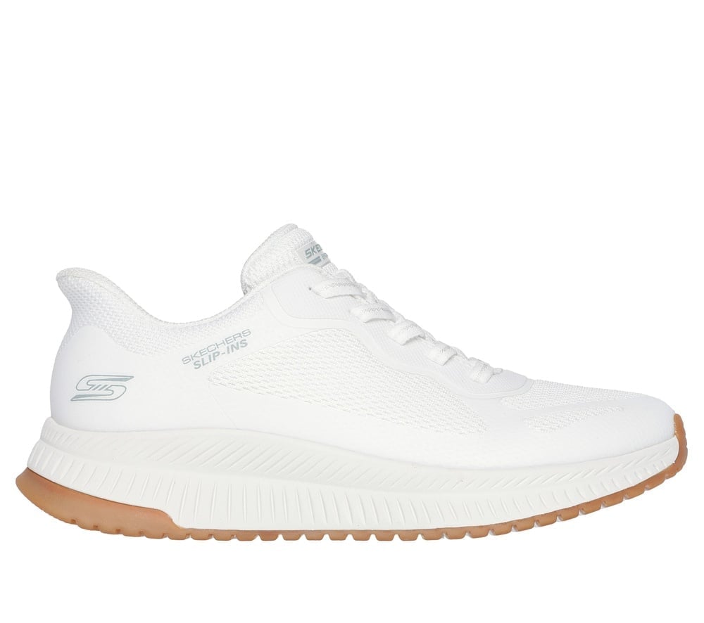 ZAPATILLAS MUJER SKECHERS BLANCO BOBS SQUAD 4 SLIP INS - 3