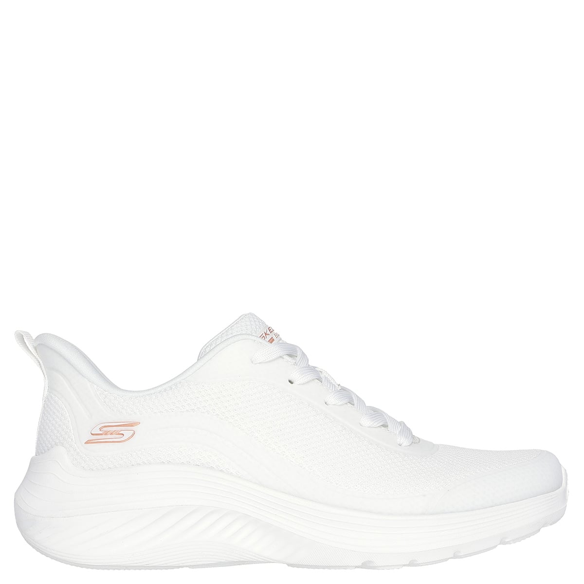 ZAPATILLAS MUJER SKECHERS URBANAS BLANCO BOBS SQUAD WAVES - 1