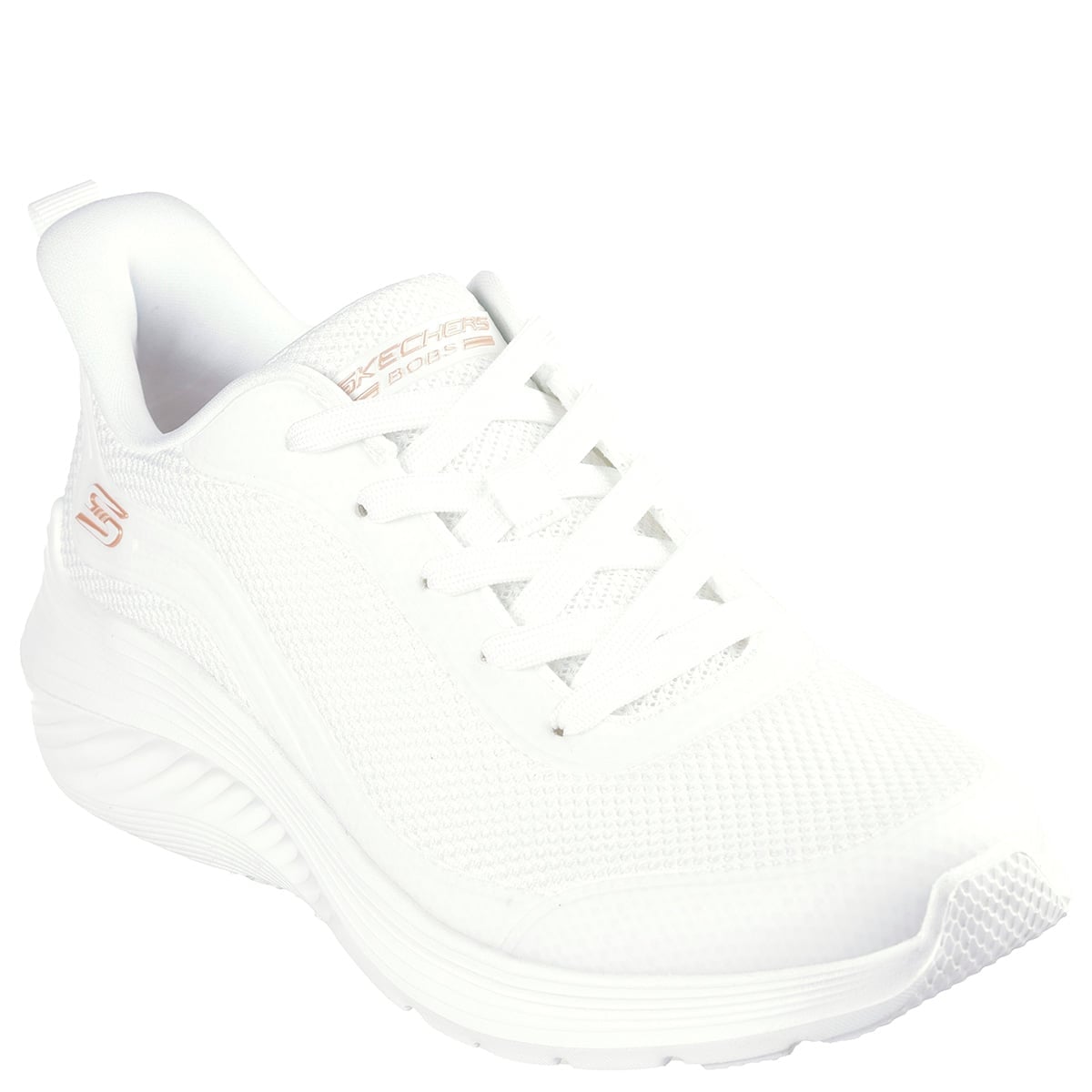 ZAPATILLAS MUJER SKECHERS URBANAS BLANCO BOBS SQUAD WAVES - 2
