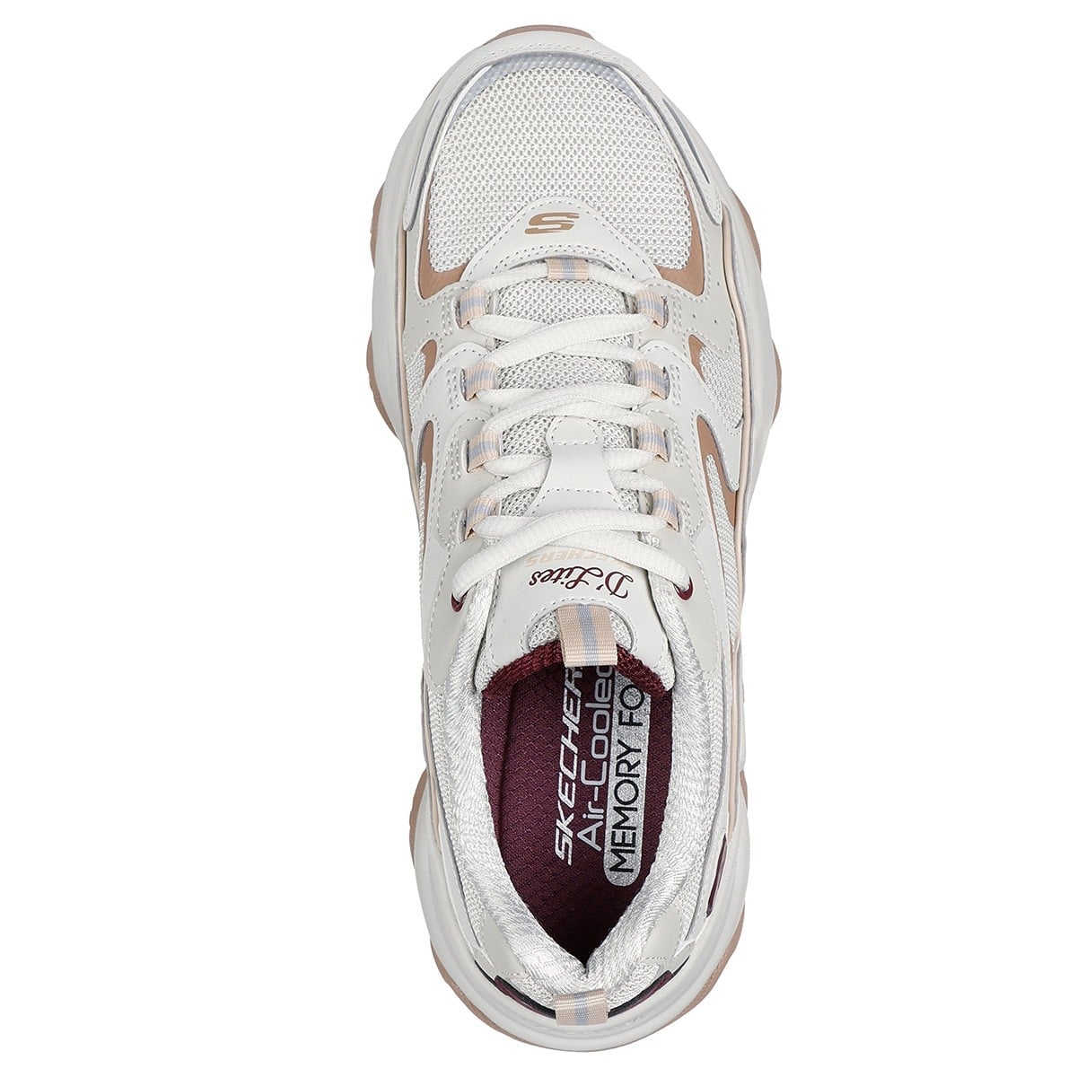 ZAPATILLAS MUJER SKECHERS URBANAS CREMA DLITES 5.0 - 4