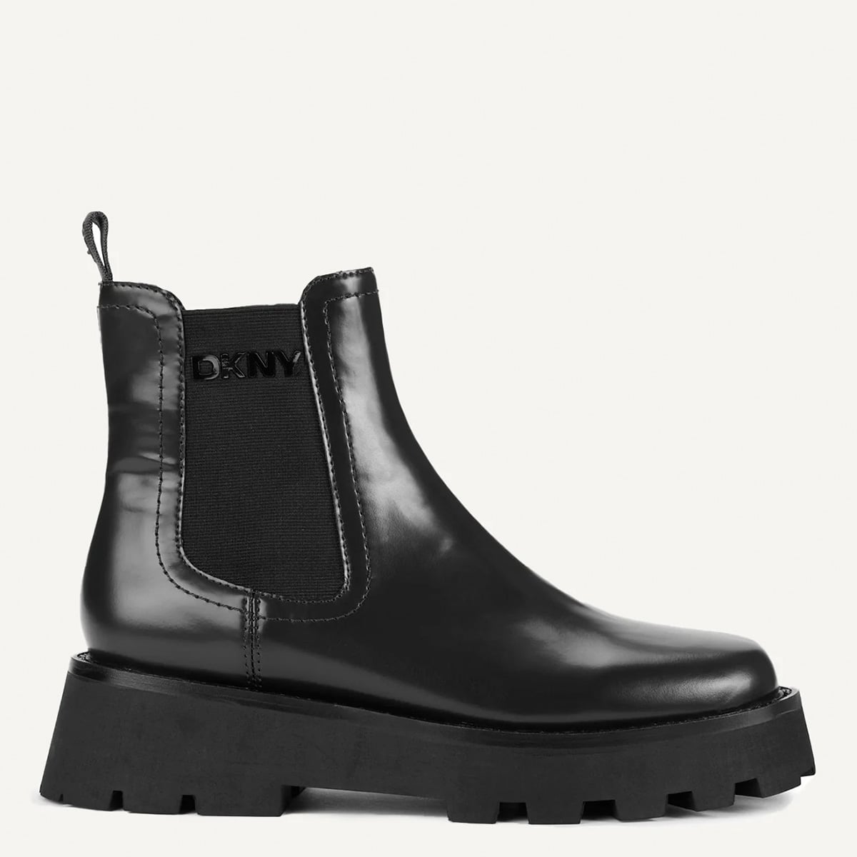 BOTINES MUJER DKNY CUERO NEGRO SENNI - 1