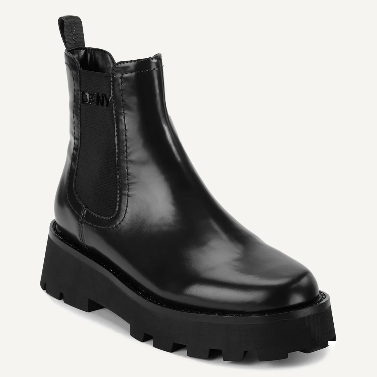 BOTINES MUJER DKNY CUERO NEGRO SENNI - 2