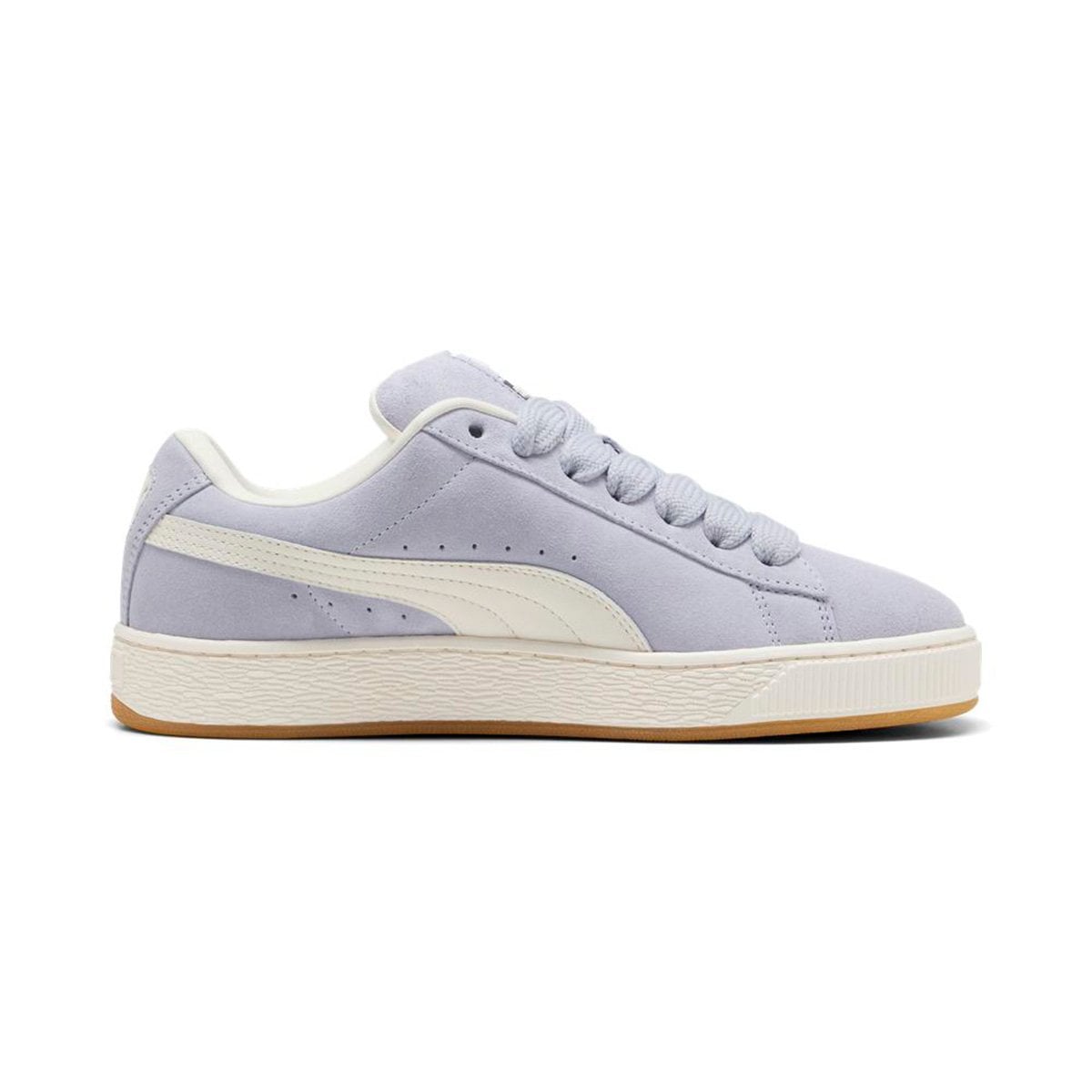 ZAPATILLAS MUJER PUMA URBANAS CELESTE SUEDE XL CUERO - 1