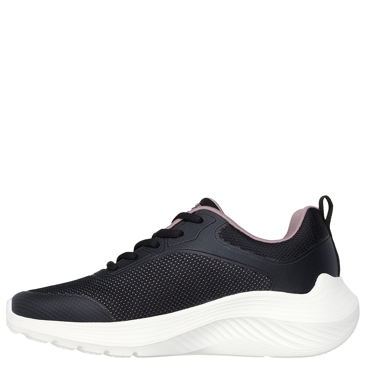 ZAPATILLAS MUJER SKECHERS URBANAS NEGRO BOBS SQUAD WAVES - 3
