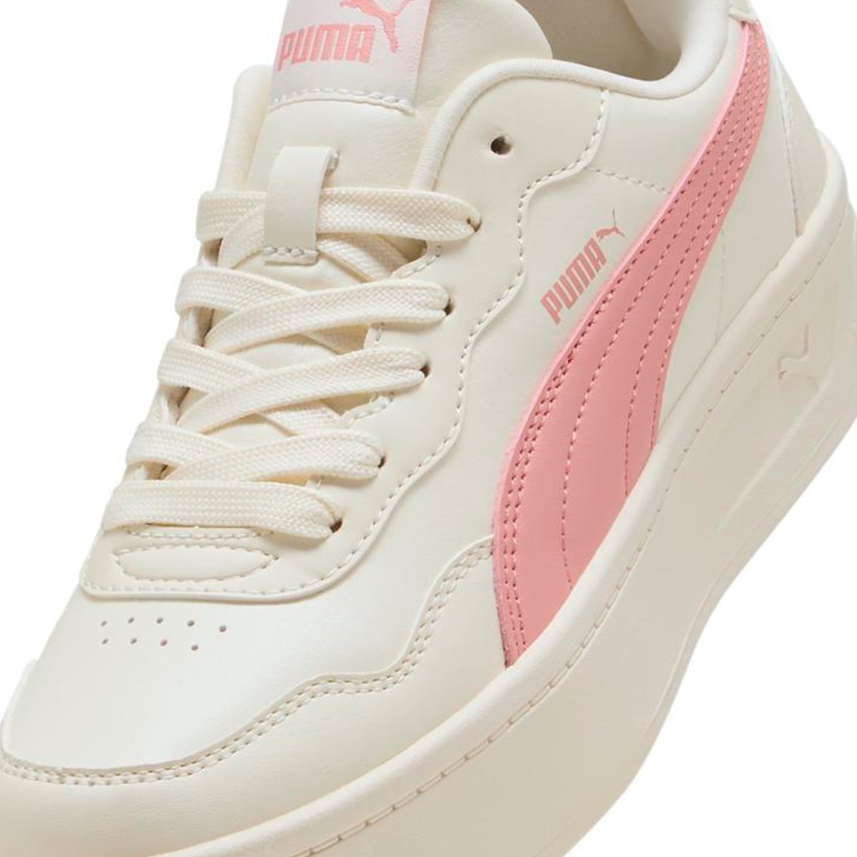 ZAPATILLAS MUJER PUMA URBANAS CREMA COURT LALLY SKYE - 3