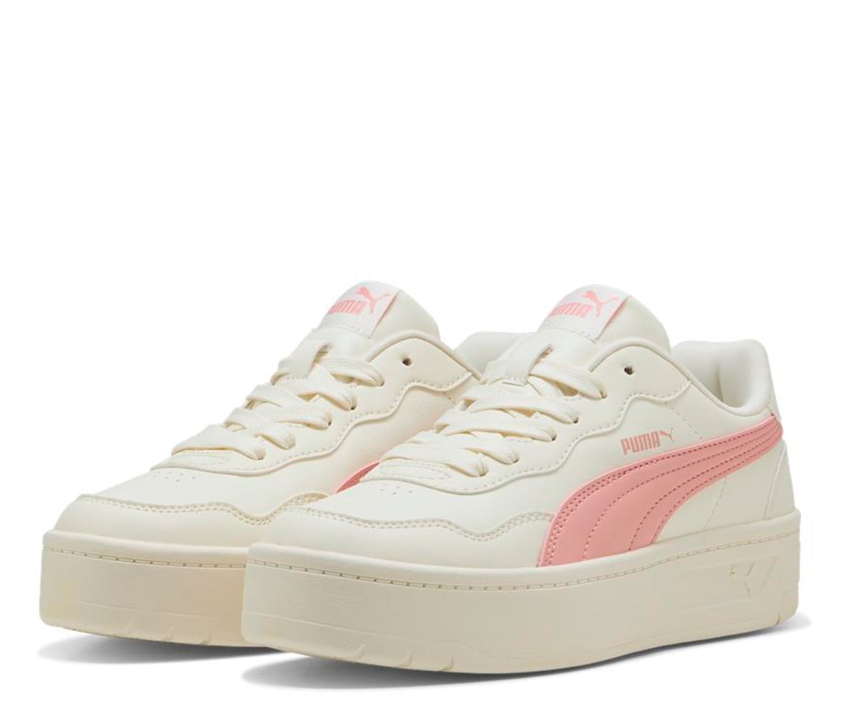 ZAPATILLAS MUJER PUMA URBANAS CREMA COURT LALLY SKYE - 4