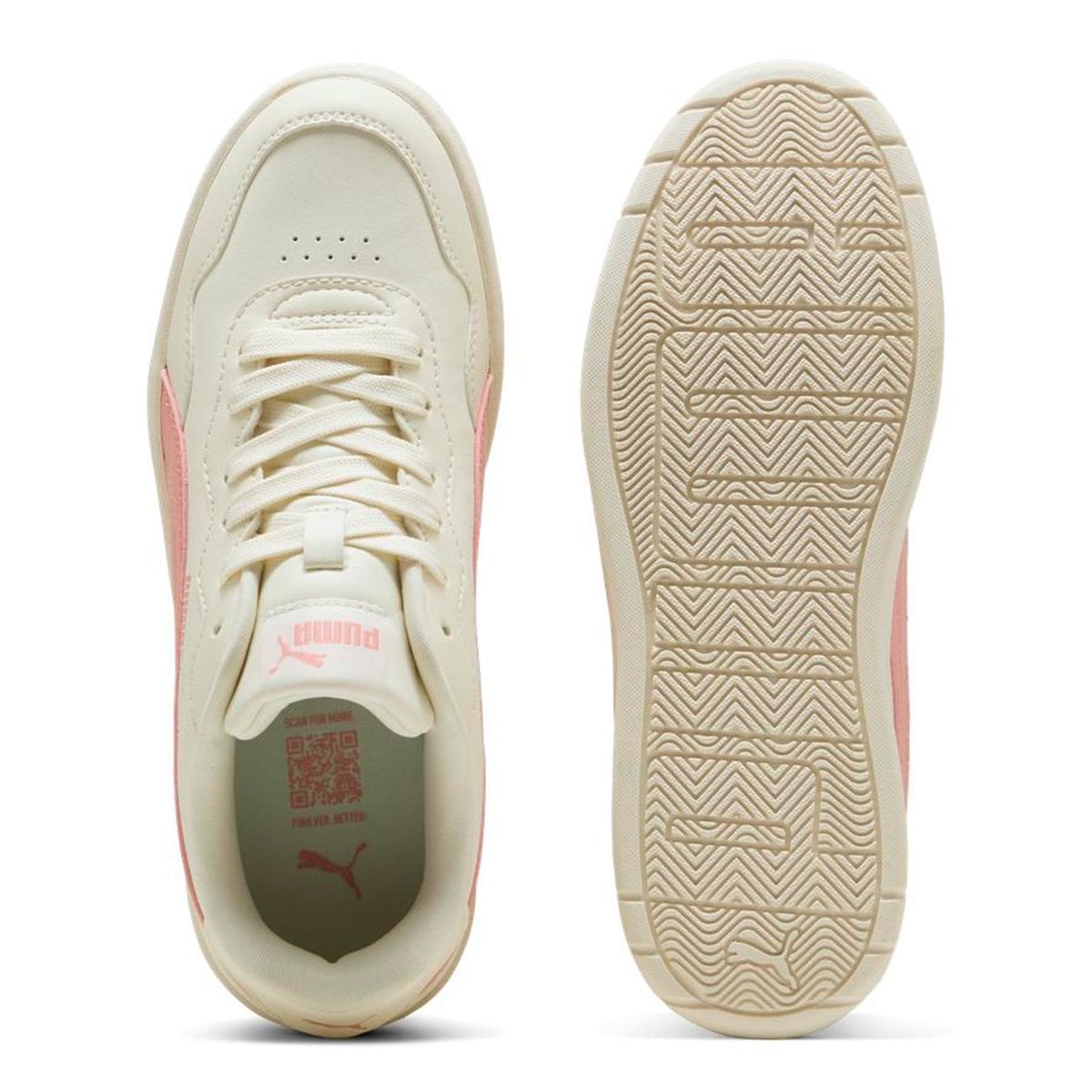 ZAPATILLAS MUJER PUMA URBANAS CREMA COURT LALLY SKYE - 6