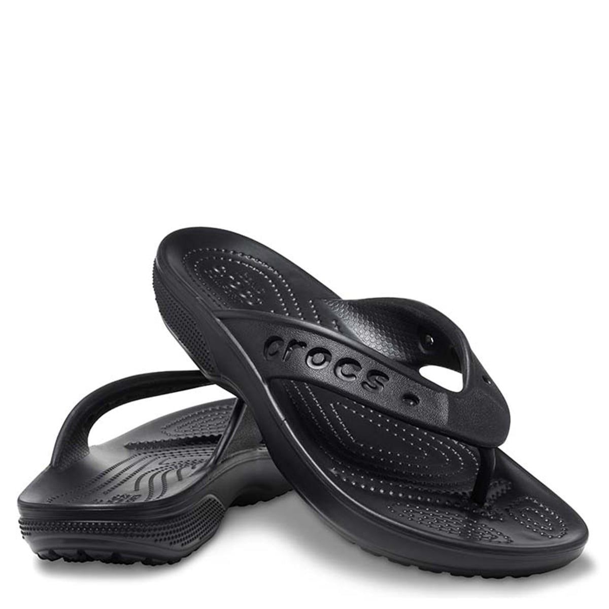SANDALIAS MUJER CROCS NEGRO - 2