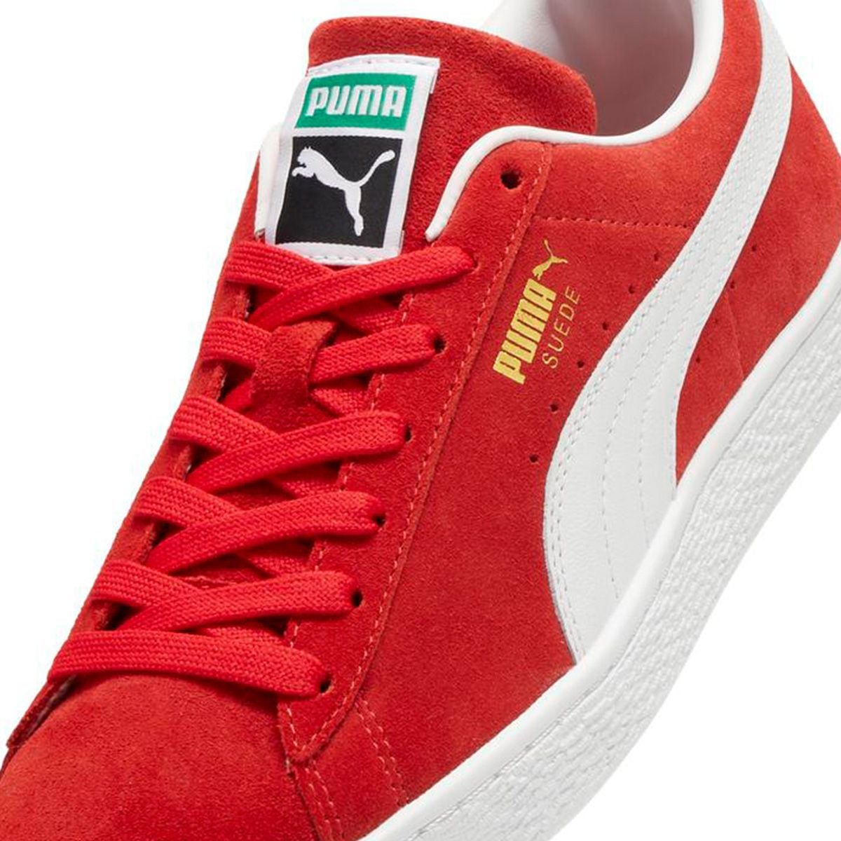 ZAPATILLAS MUJER PUMA URBANAS ROJO SUEDE CLASSIC WNS CUERO - 5