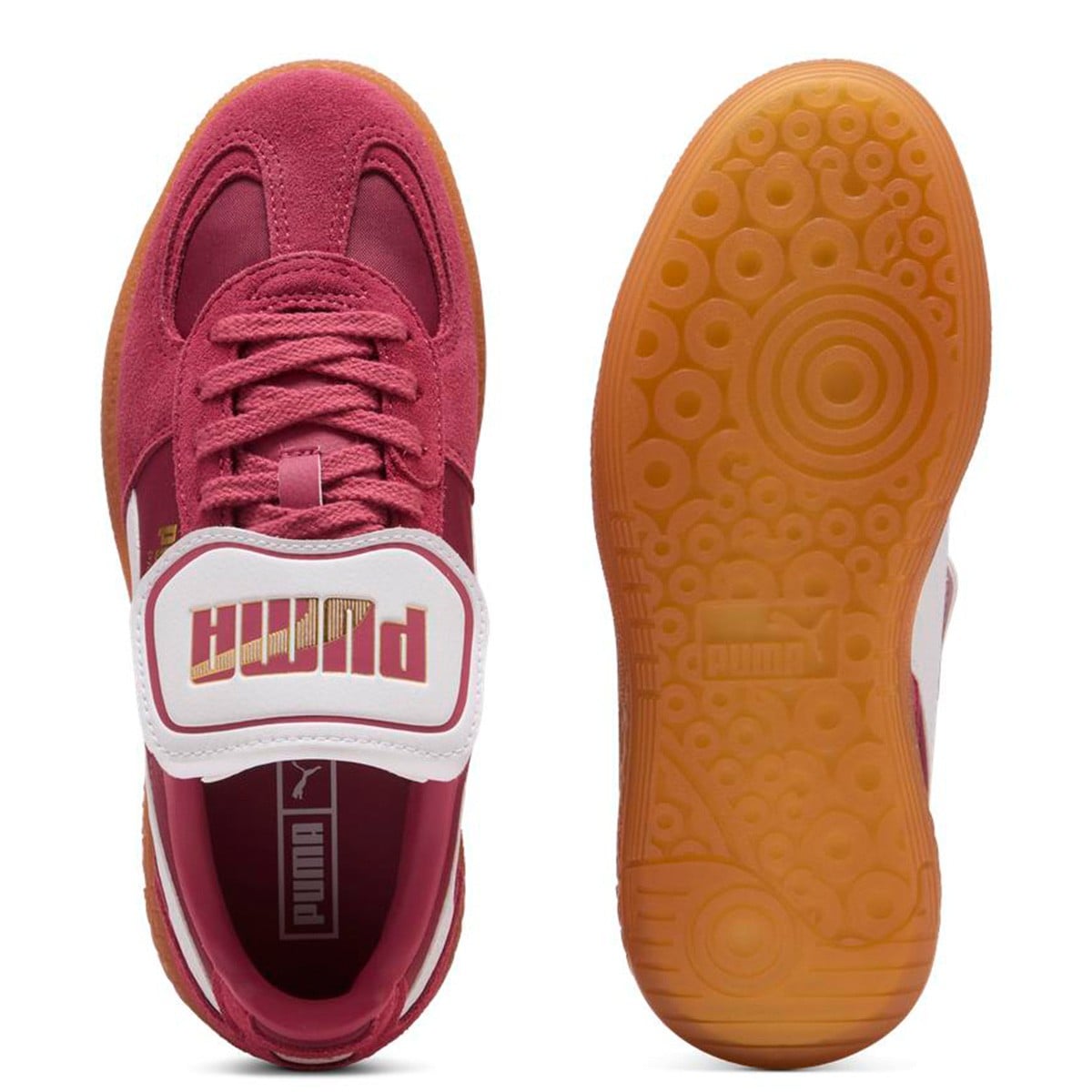 ZAPATILLAS MUJER PUMA URBANAS ROJO PALERMO MODA TONGUE WNS - 4
