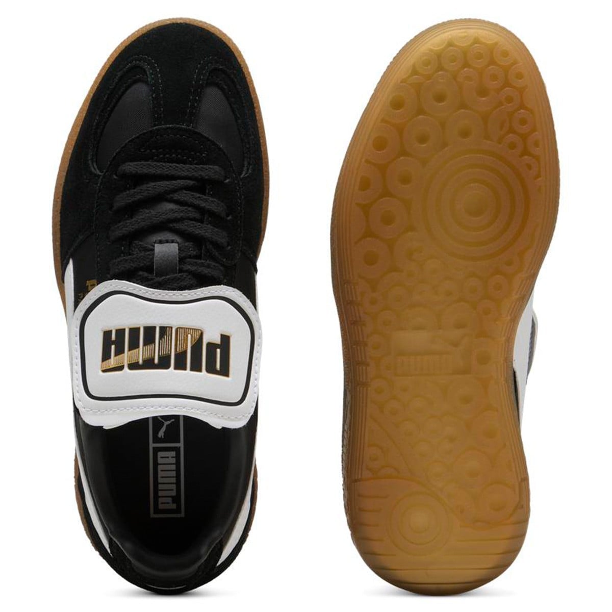 ZAPATILLAS MUJER PUMA URBANAS NEGRO PALERMO MODA TONGUE WNS - 4