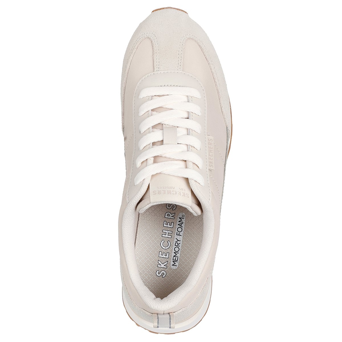 ZAPATILLAS MUJER SKECHERS URBANAS CREMA ZILLA - 4