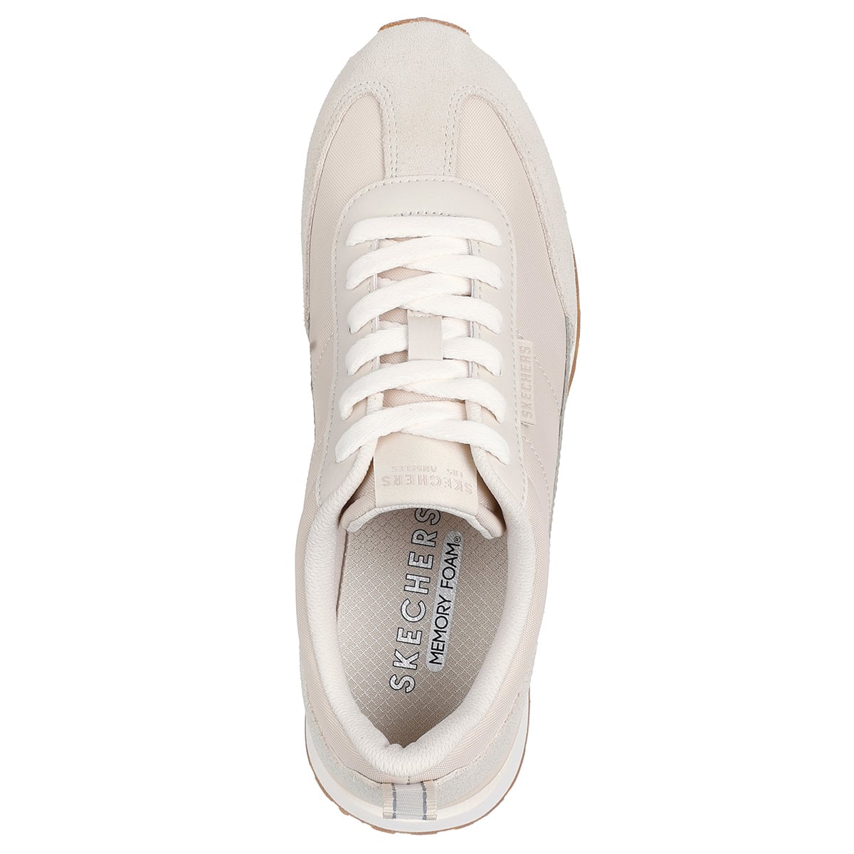 ZAPATILLAS MUJER SKECHERS URBANAS CREMA ZILLA - 4