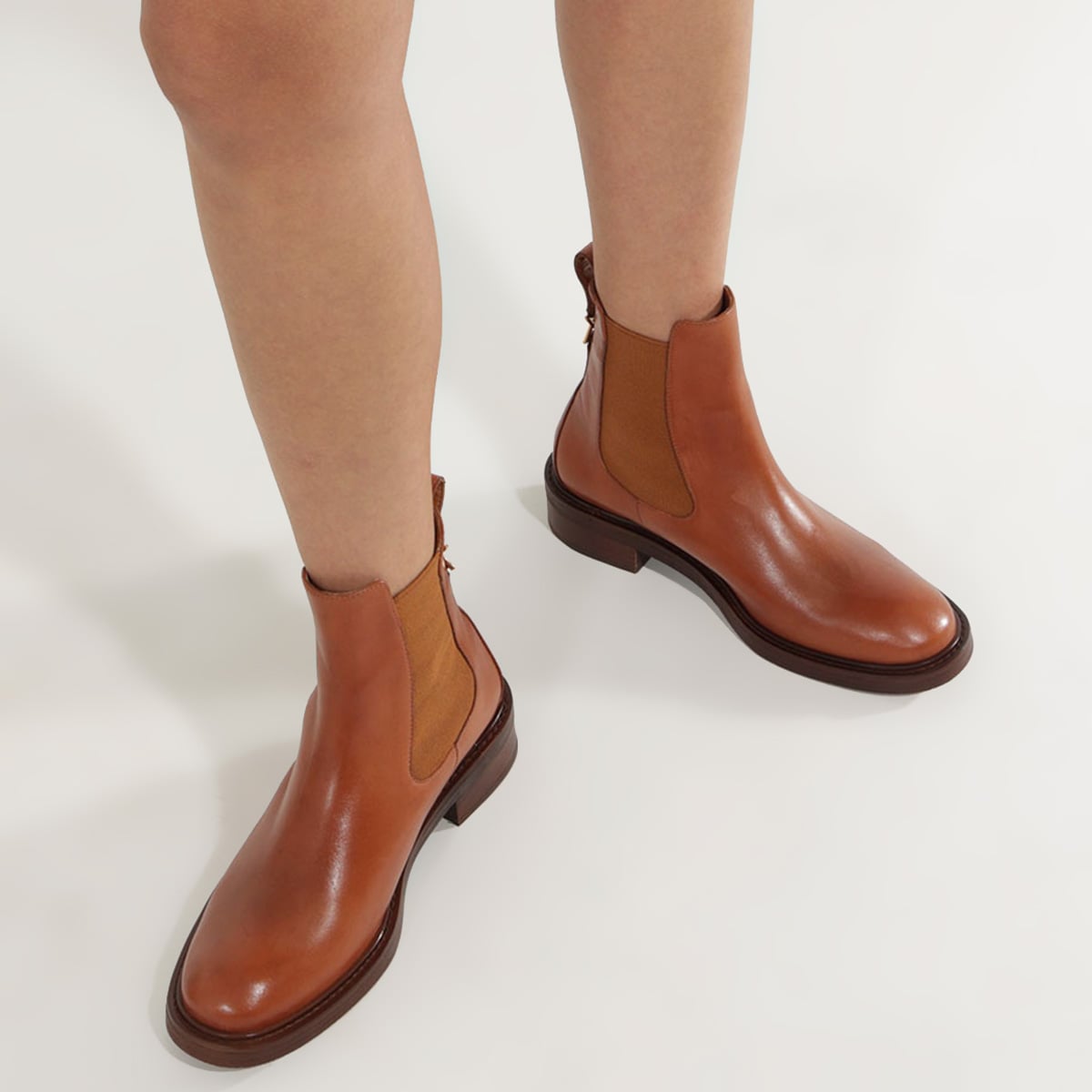 BOTINES MUJER SCHUTZ CAMEL - 4