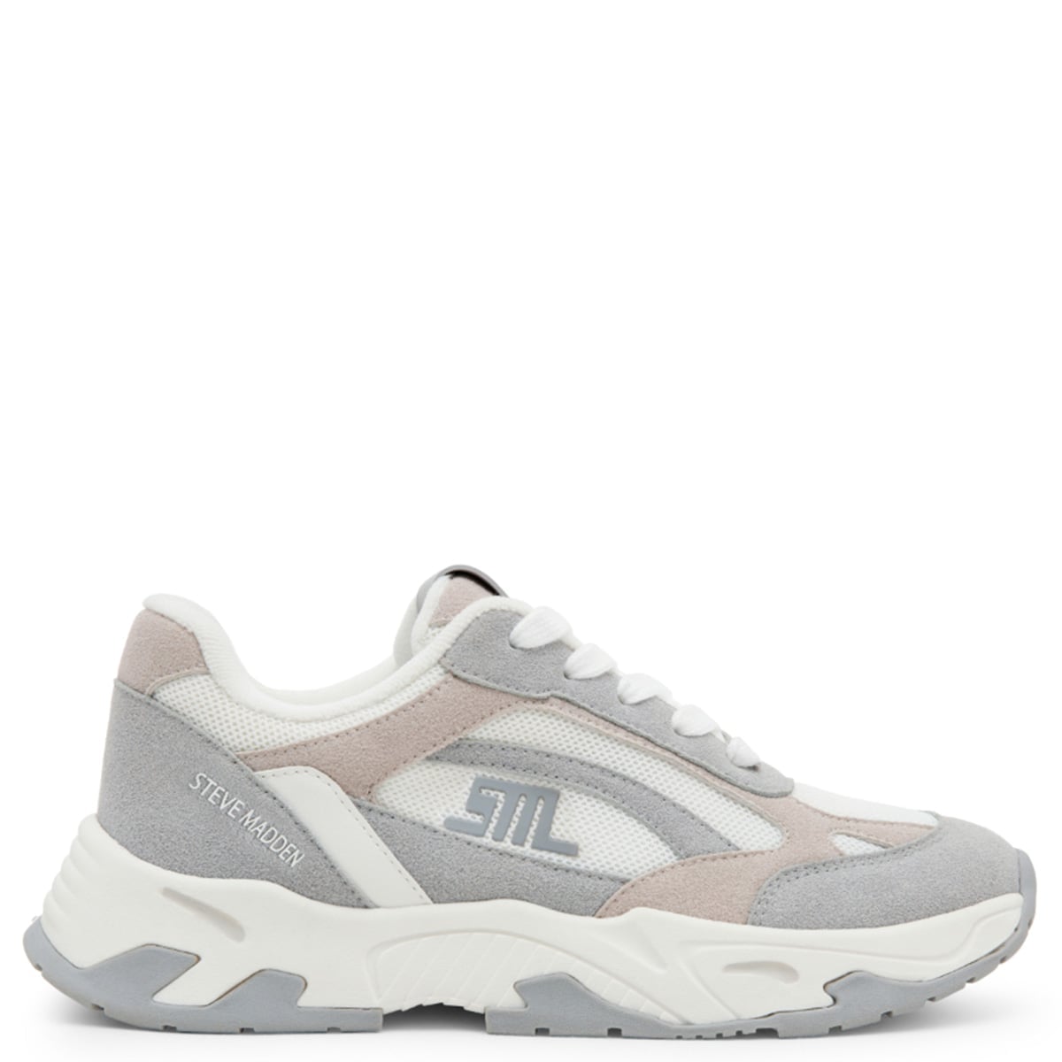 ZAPATILLAS MUJER STEVE MADDEN URBANAS GRIS CLARO SMW4728 - 1