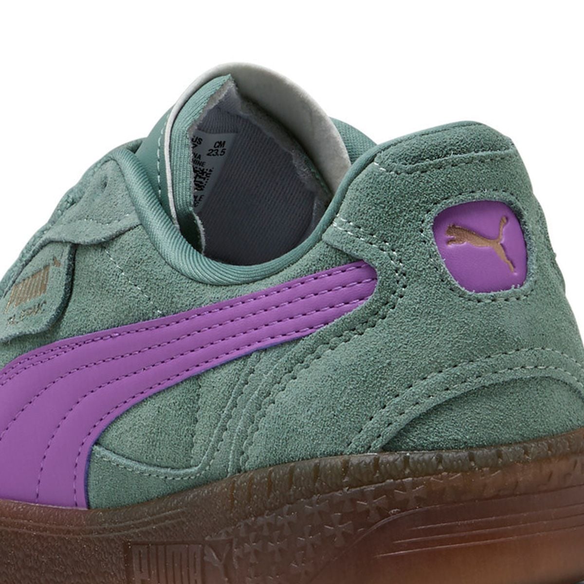 ZAPATILLAS MUJER PUMA URBANAS VERDE PALERMO MODA XTRA GUM WNS CUERO - 4