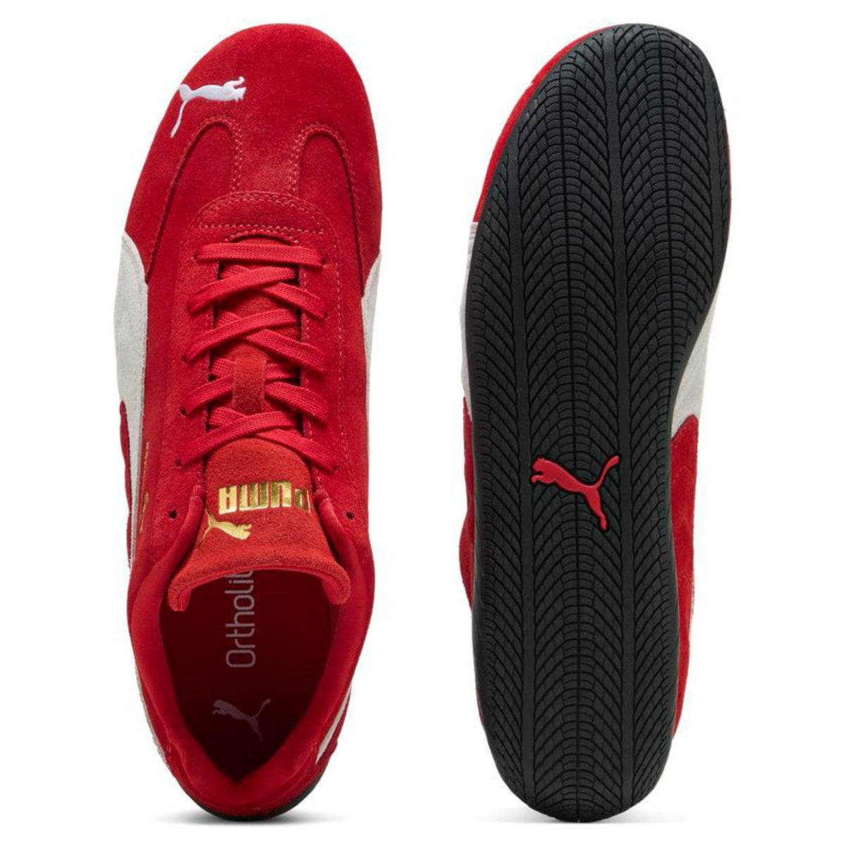 ZAPATILLAS MUJER PUMA URBANAS ROJO SPEEDCAT OG CUERO - 4