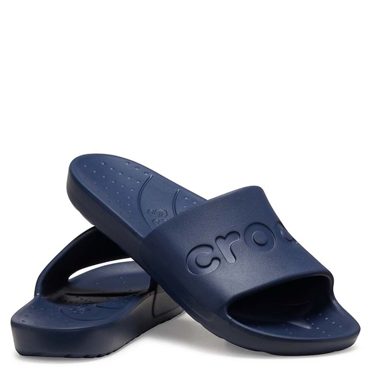 ZUECO MUJER CROS AZUL SLIDE NAVY - 2