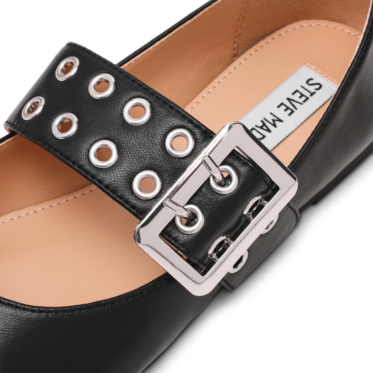 BALLERINAS MUJER STEVE MADDEN CUERO NEGRO SMW4759 - 8