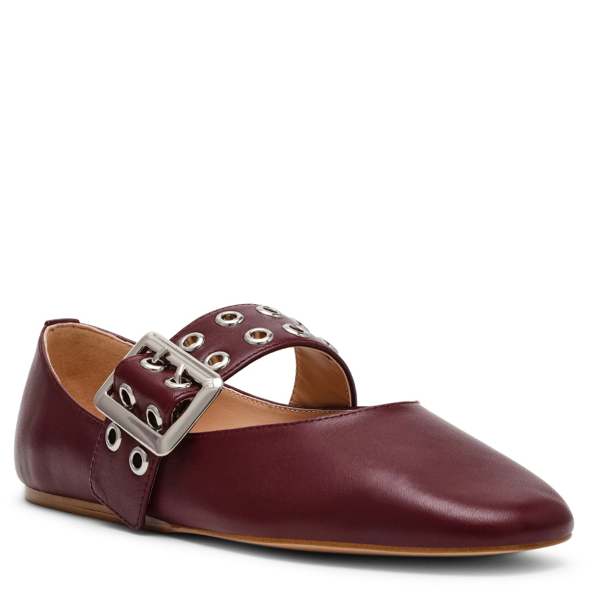 BALLERINAS MUJER STEVE MADDEN CUERO GUINDA SMW4759 - 2