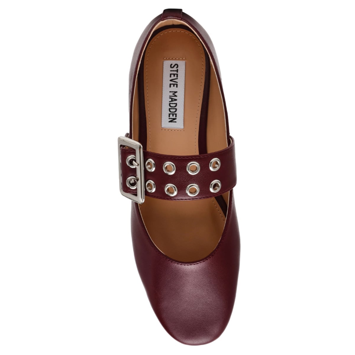 BALLERINAS MUJER STEVE MADDEN CUERO GUINDA SMW4759 - 4