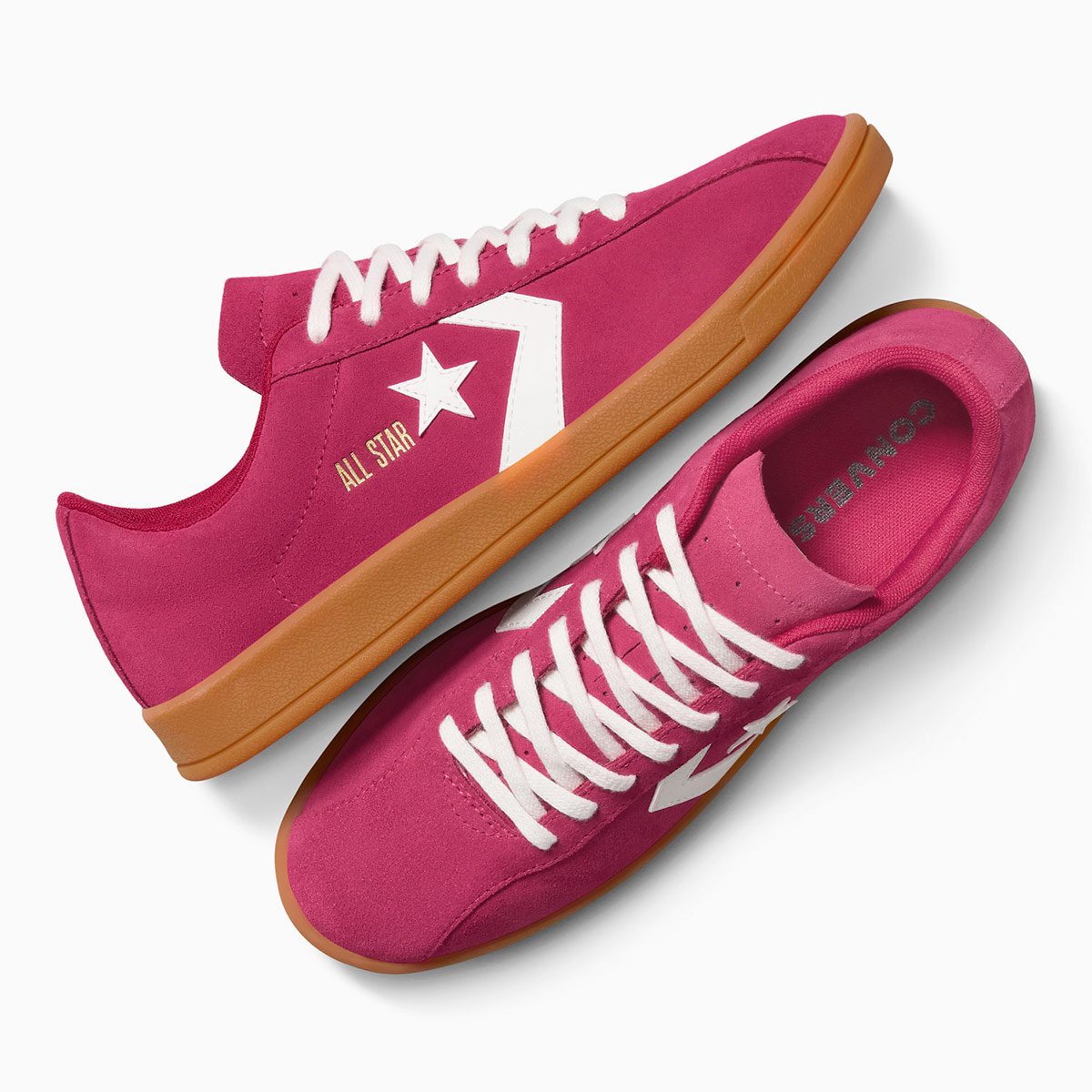 ZAPATILLAS MUJER CONVERSE URBANAS ROJO CLASSIC TRAINER SUEDE - 3