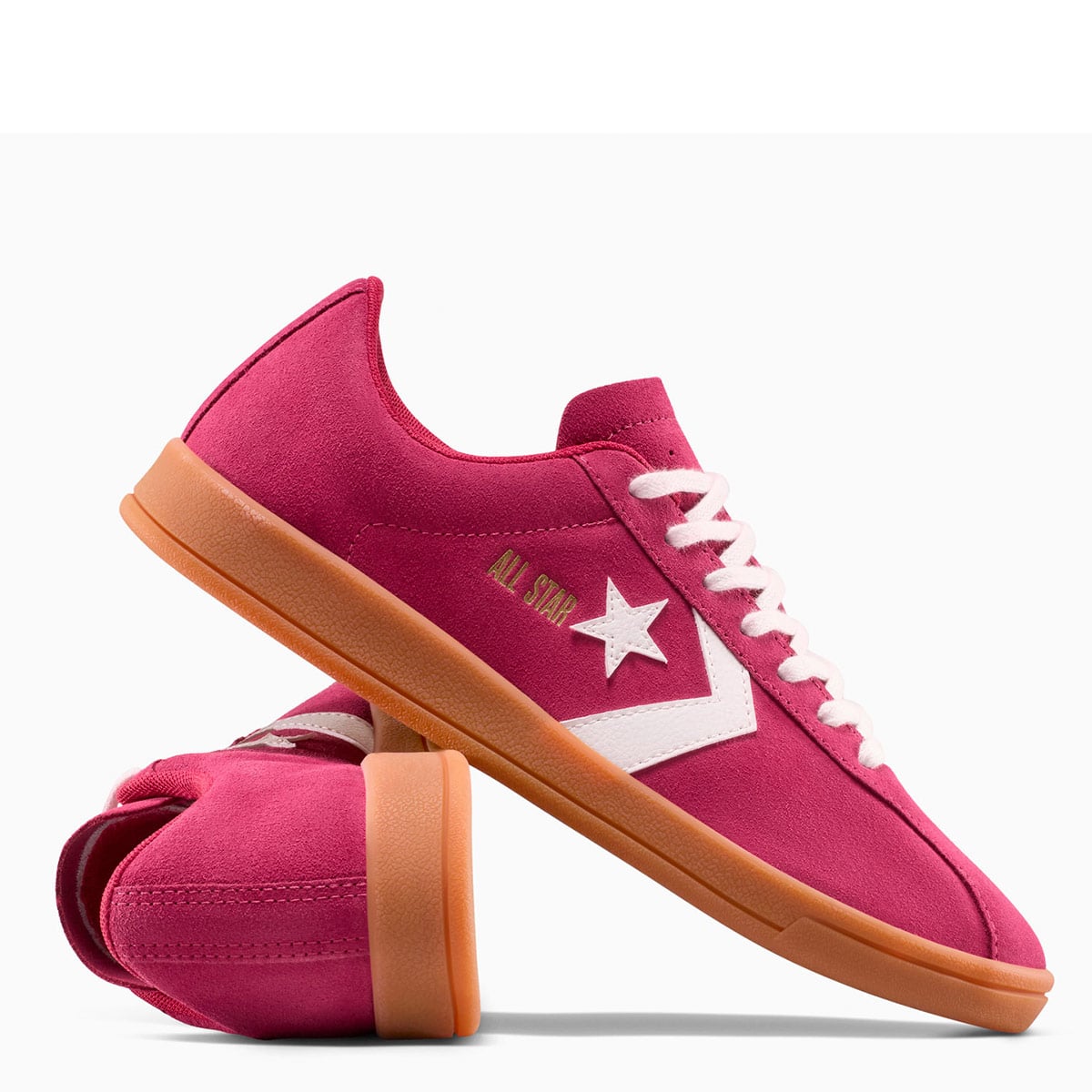 ZAPATILLAS MUJER CONVERSE URBANAS ROJO CLASSIC TRAINER SUEDE - 6