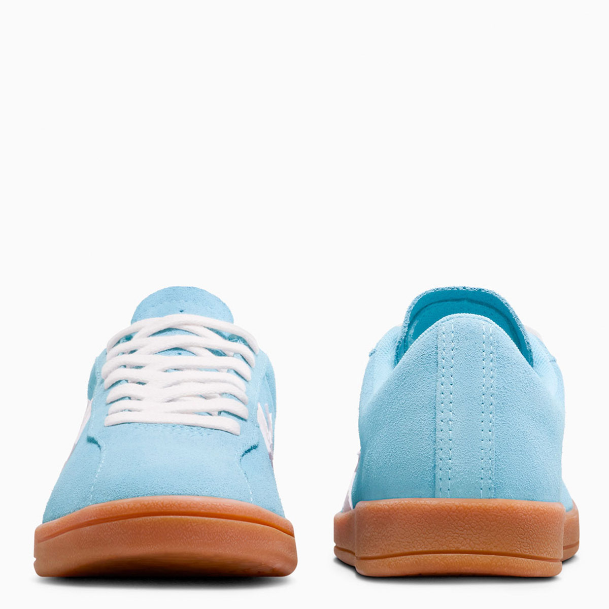 ZAPATILLAS MUJER CONVERSE URBANAS CELESTE CLASSIC TRAINER SUEDE - 5