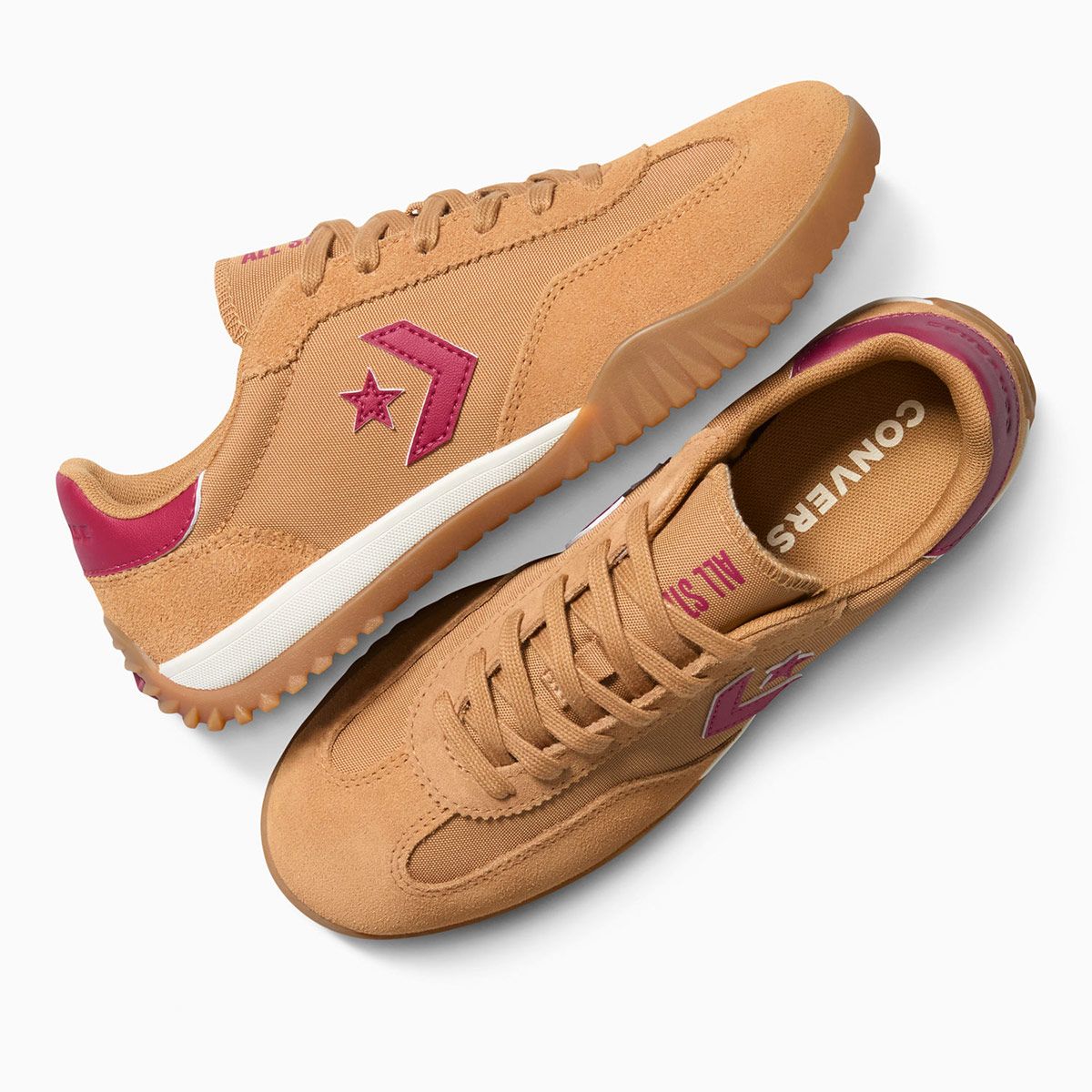 ZAPATILLAS MUJER CONVERSE URBANAS MARRÓN RUN STAR TRAINER - 4