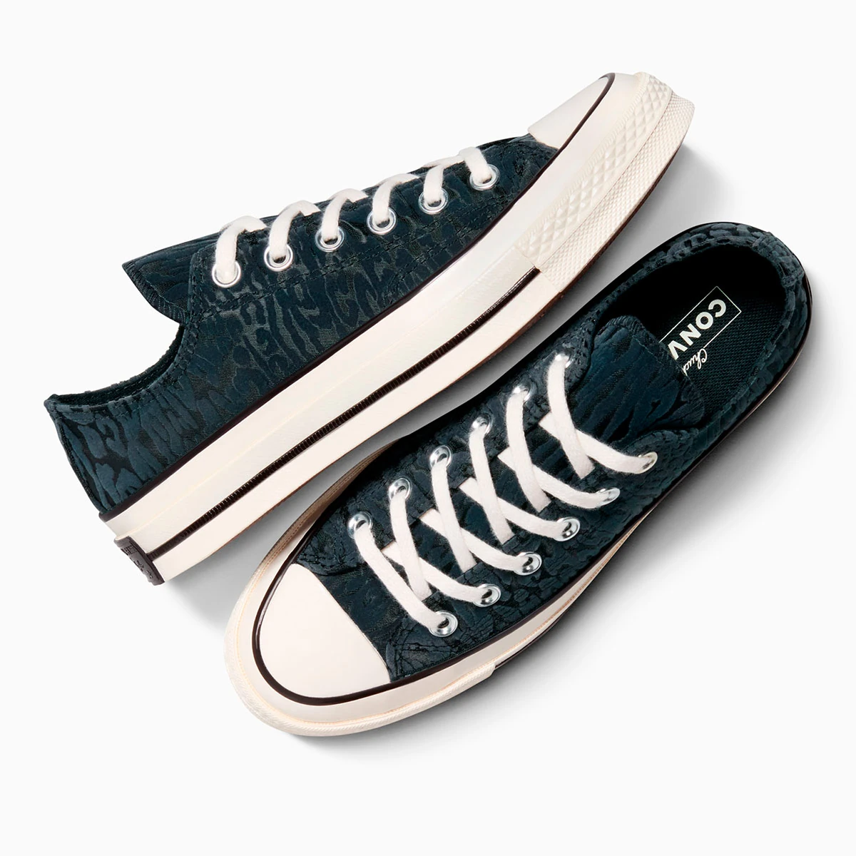 ZAPATILLAS MUJER CONVERSE URBANAS NEGRO CHUCK 70 LEOPARD - 4