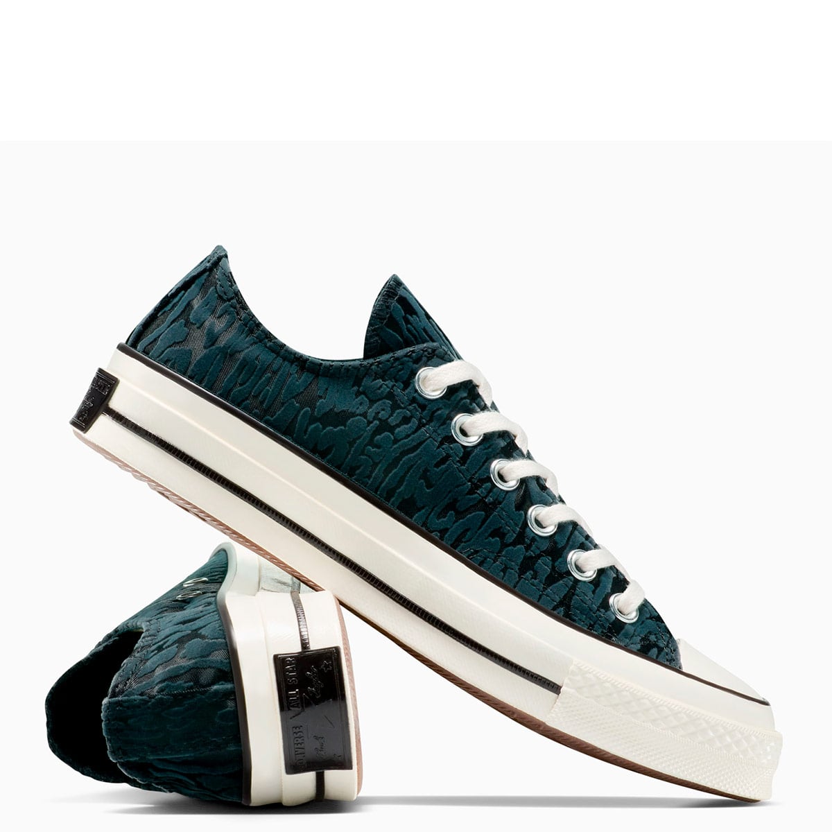 ZAPATILLAS MUJER CONVERSE URBANAS NEGRO CHUCK 70 LEOPARD - 6