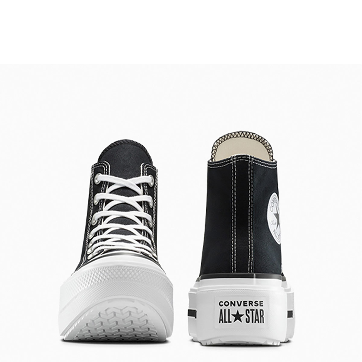 ZAPATILLAS MUJER CONVERSE URBANAS NEGRO CHUCK TAYLOR ALL STAR DOUBLE STACK PLATFORM - 4