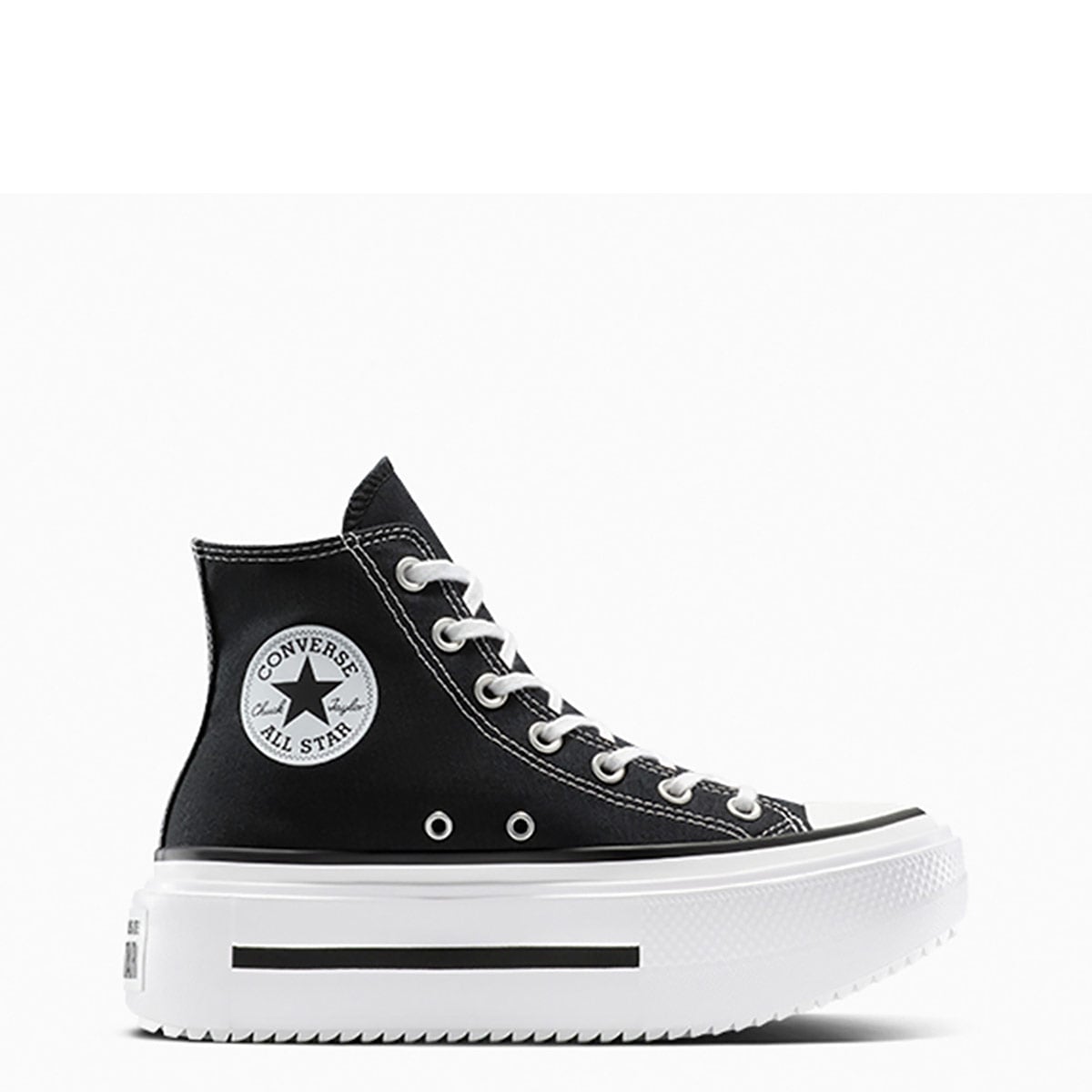 ZAPATILLAS MUJER CONVERSE URBANAS NEGRO CHUCK TAYLOR ALL STAR DOUBLE STACK PLATFORM - 1
