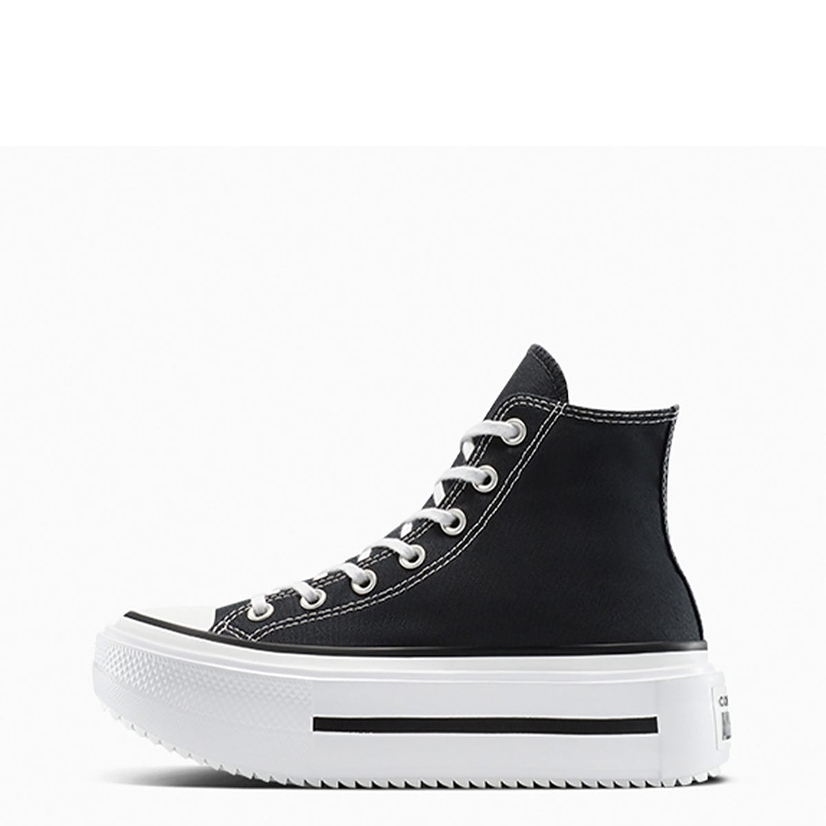 ZAPATILLAS MUJER CONVERSE URBANAS NEGRO CHUCK TAYLOR ALL STAR DOUBLE STACK PLATFORM - 2