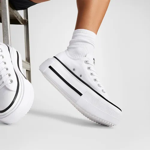 ZAPATILLAS MUJER CONVERSE URBANAS BLANCO CHUCK TAYLOR ALL STAR DOUBLE STACK PLATFORM - 3