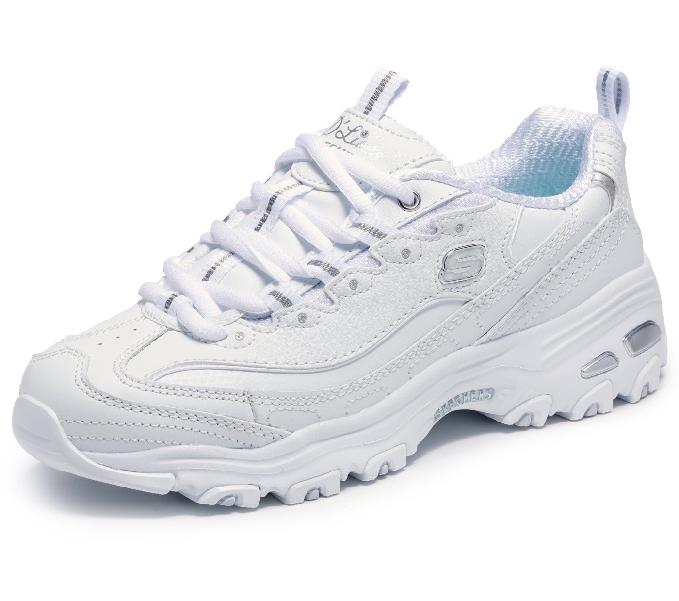 ZAPATILLAS MUJER SKECHERS URBANAS BLANCO DLITES - 4