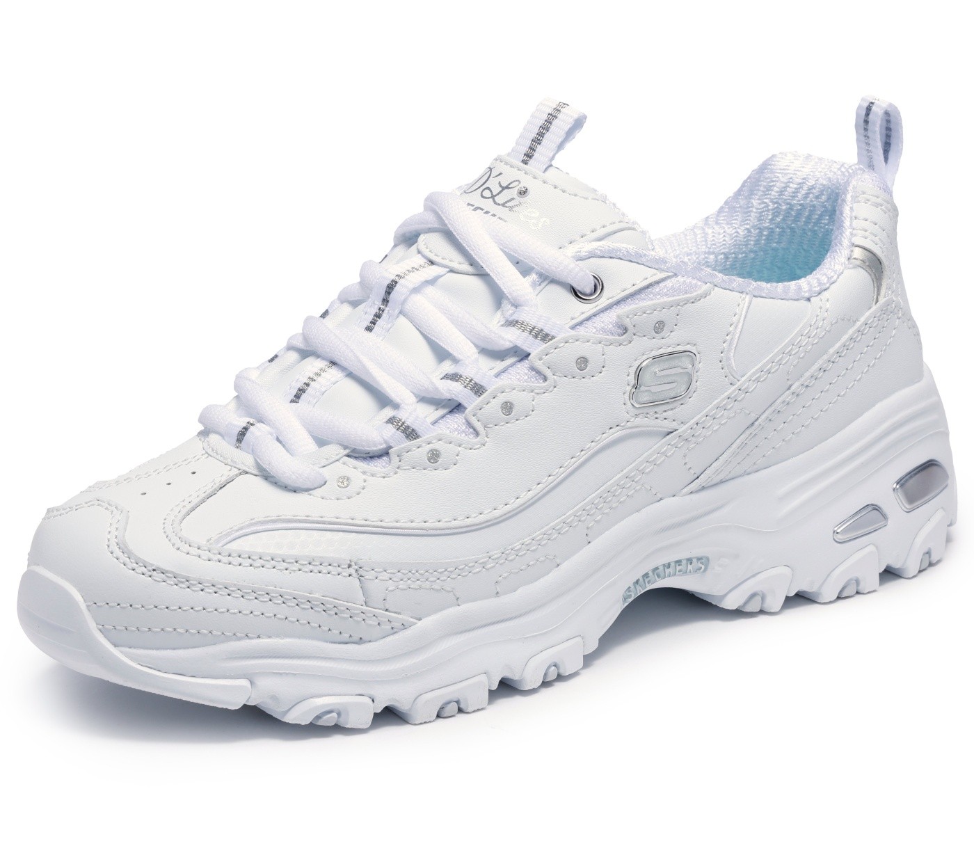 ZAPATILLAS MUJER SKECHERS URBANAS BLANCO DLITES - 4